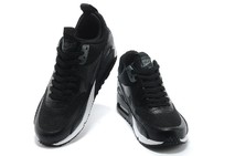 Черно-белые женские кроссовки Nike Air Max 90 SneakerBoot NS на каждый день